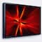 Designart - Red and Yellow Rays - Abstract Framed Canvas art print